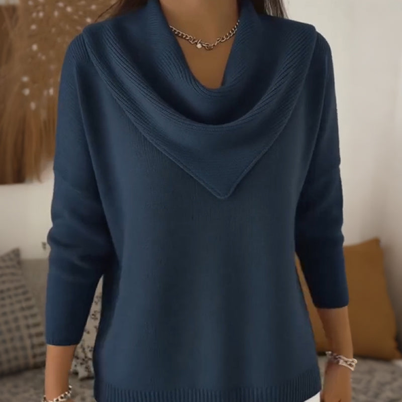 Amber™ | Naiste Sviiter Elegantse Kolmnurkse Kaelusega