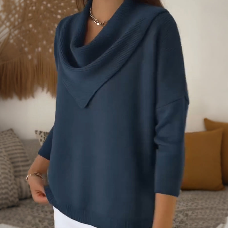 Amber™ | Naiste Sviiter Elegantse Kolmnurkse Kaelusega